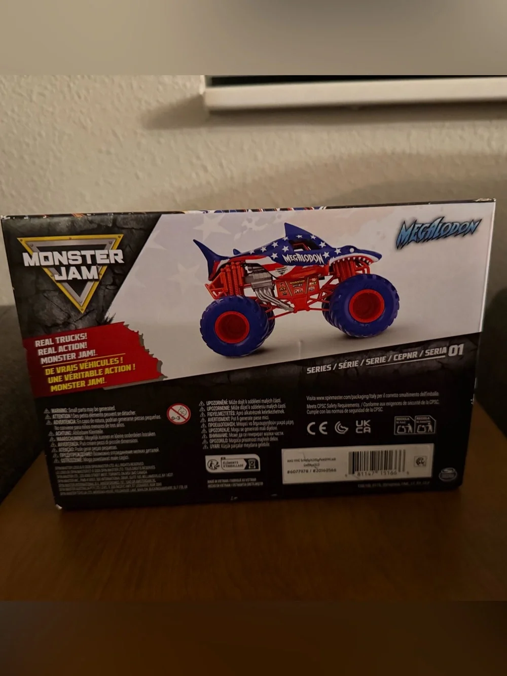 Megalodon Kids Monster Truck Toy - stars & stripes
